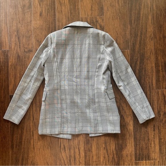 Princess Polly Cloe Fanti Blazer Grey plaid - Picture 3 of 8